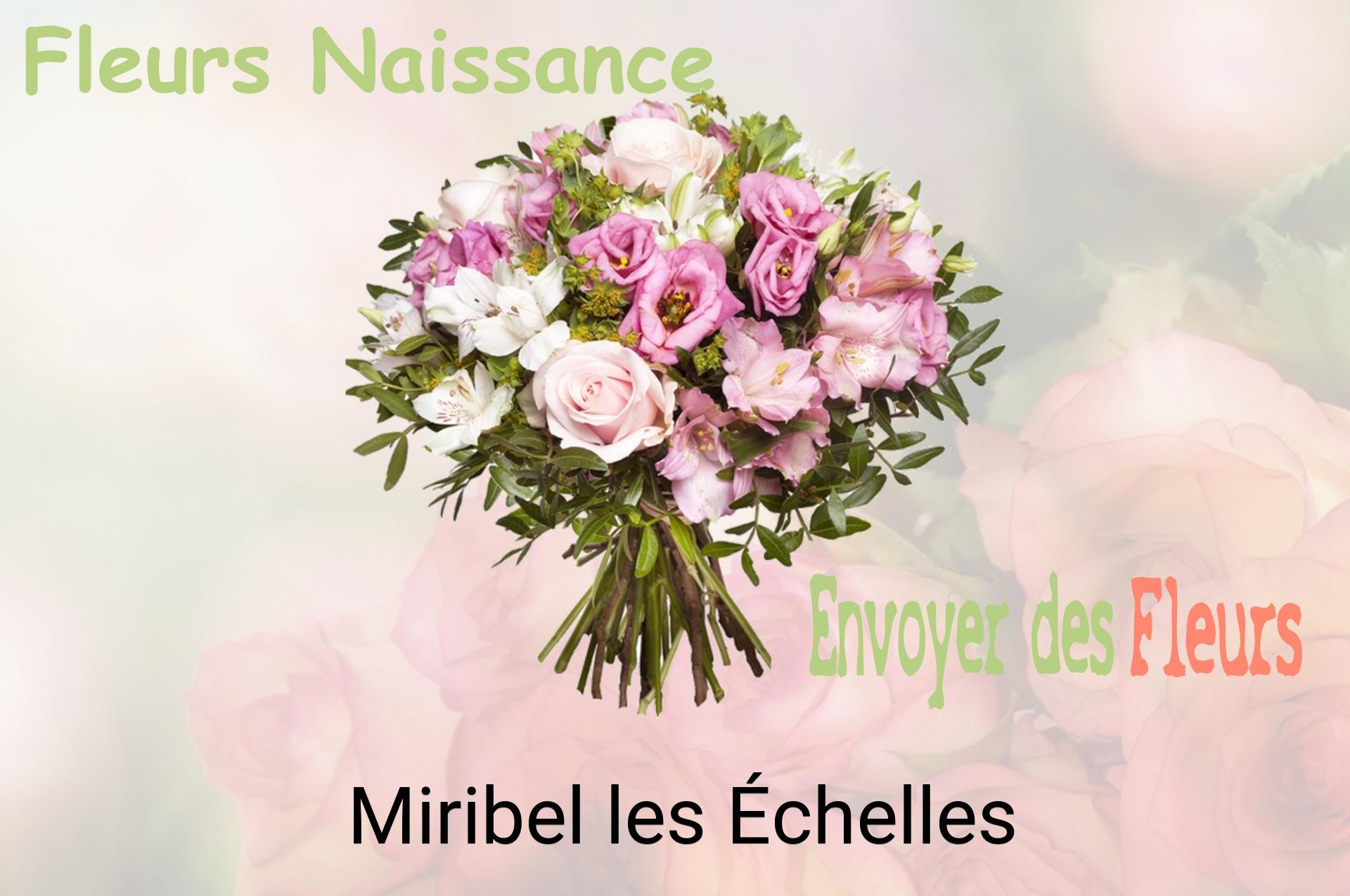 Bouquet de fleurs de naissance livré à Miribel-les-Échelles